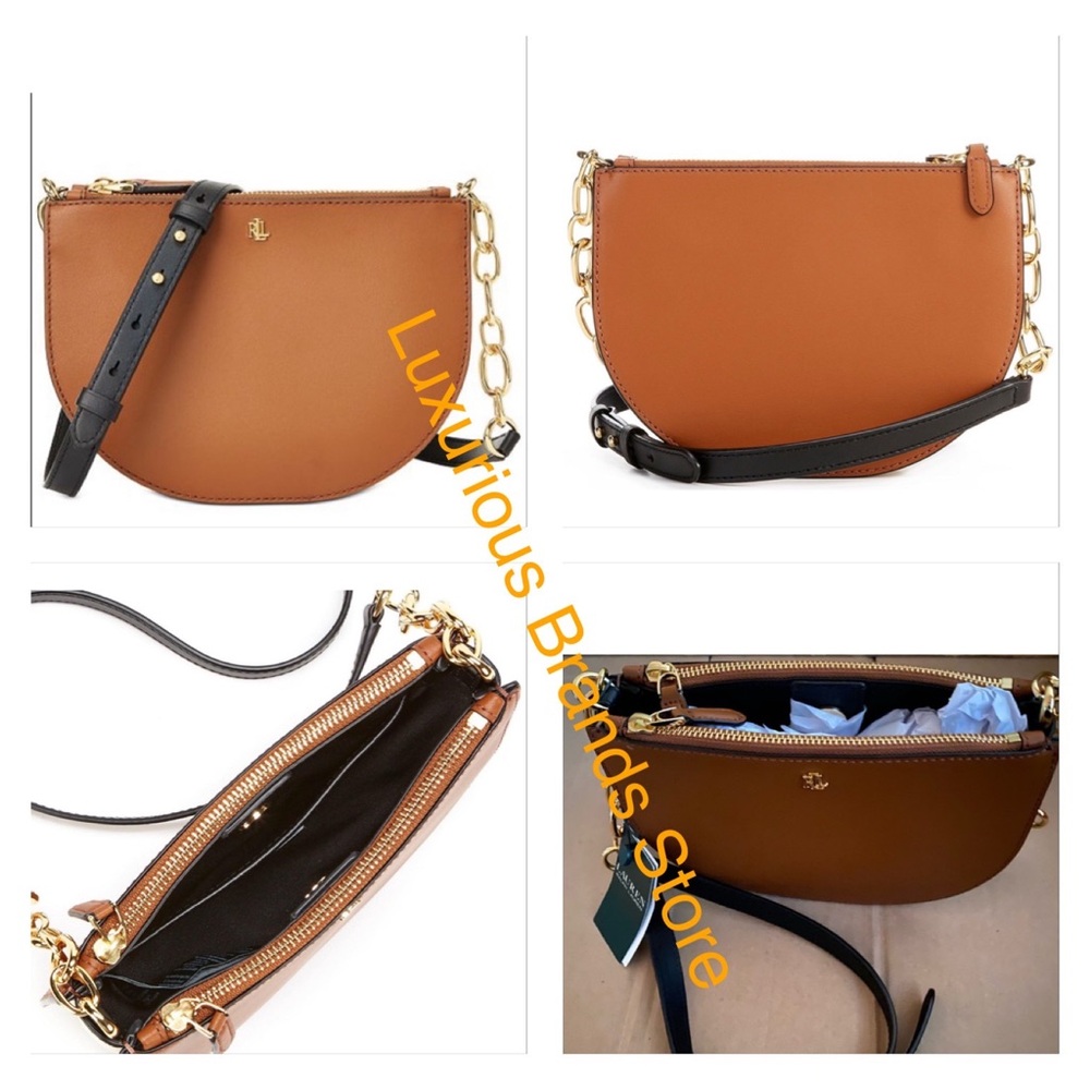 Lauren Ralph Lauren
Sutton Half-Moon Leather Bag